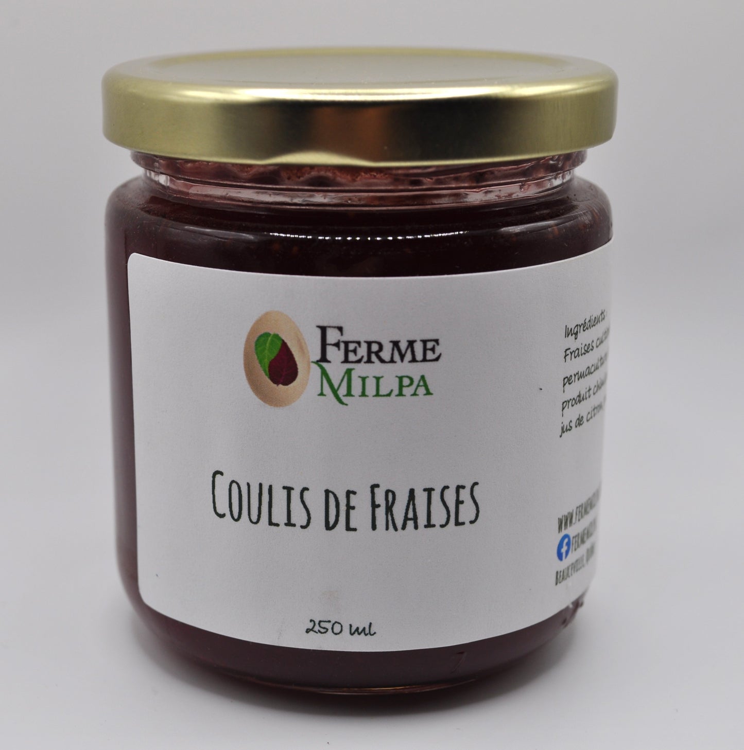 Coulis de fraise