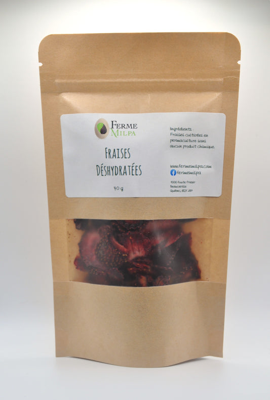 Fraises déshydratées