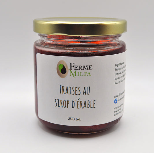 Fraises au sirop d'érable