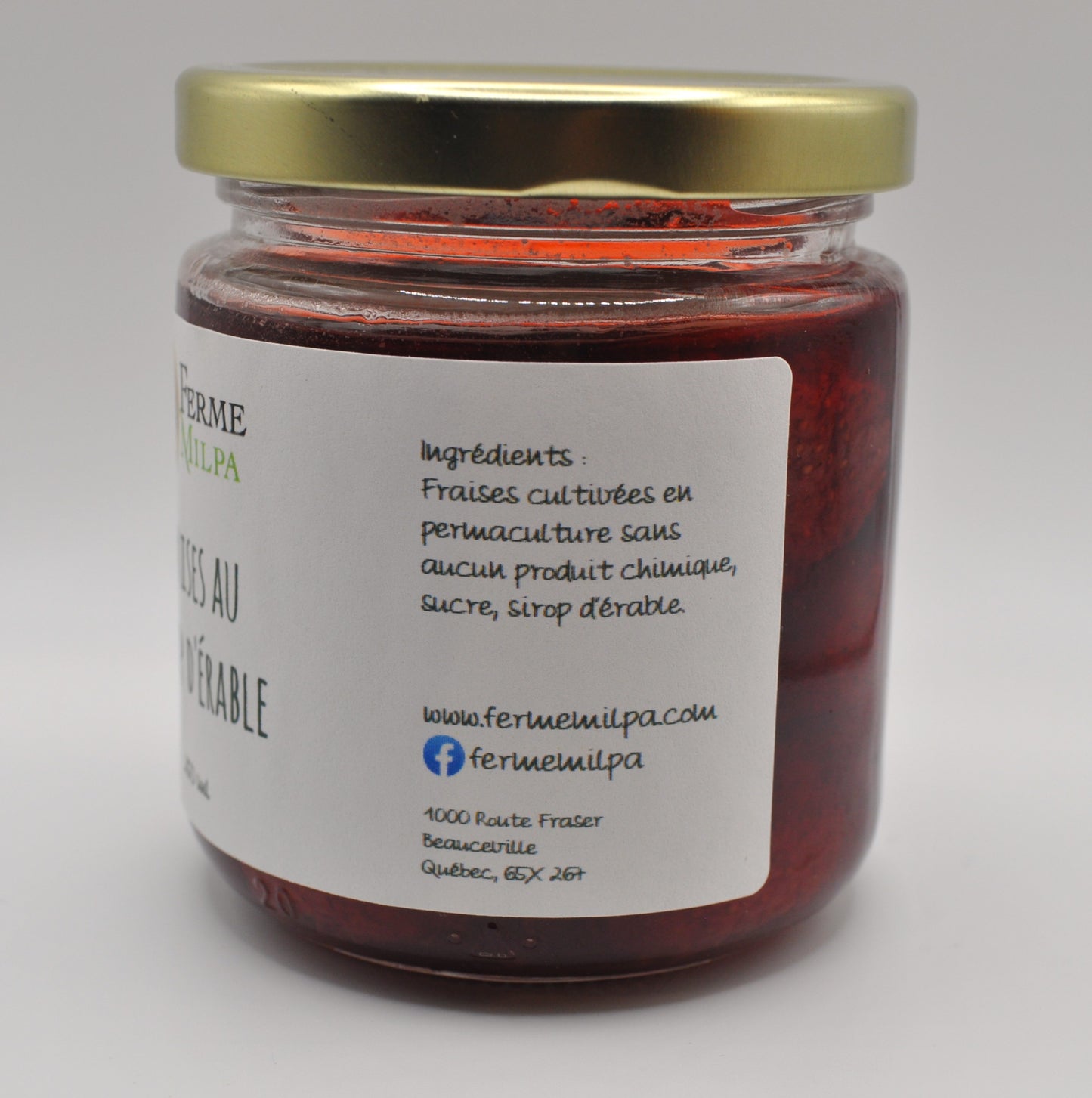 Fraises au sirop d'érable