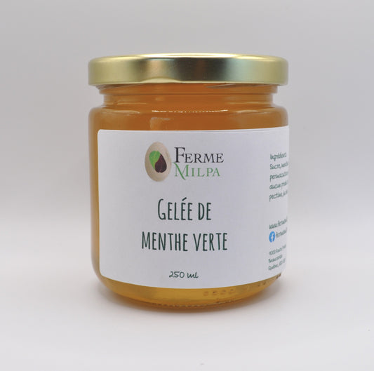 Gelée de menthe verte