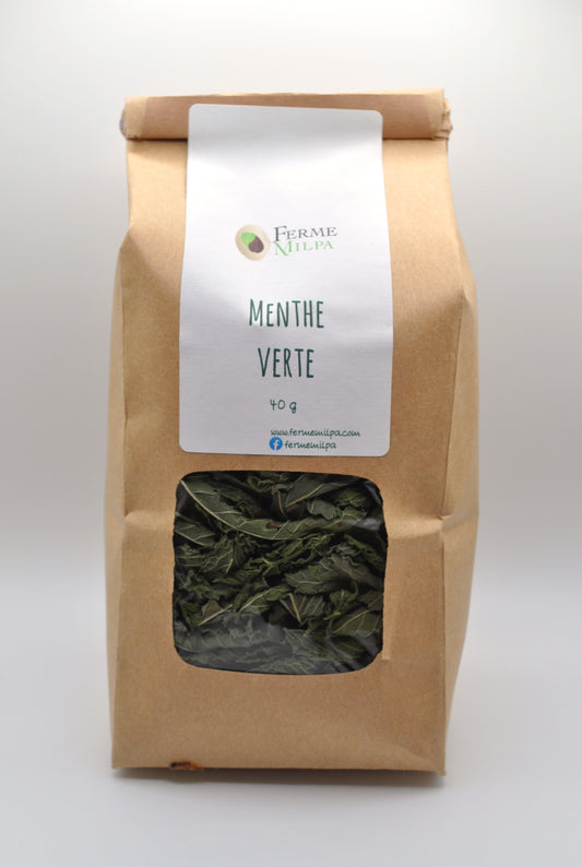 Menthe verte séchée