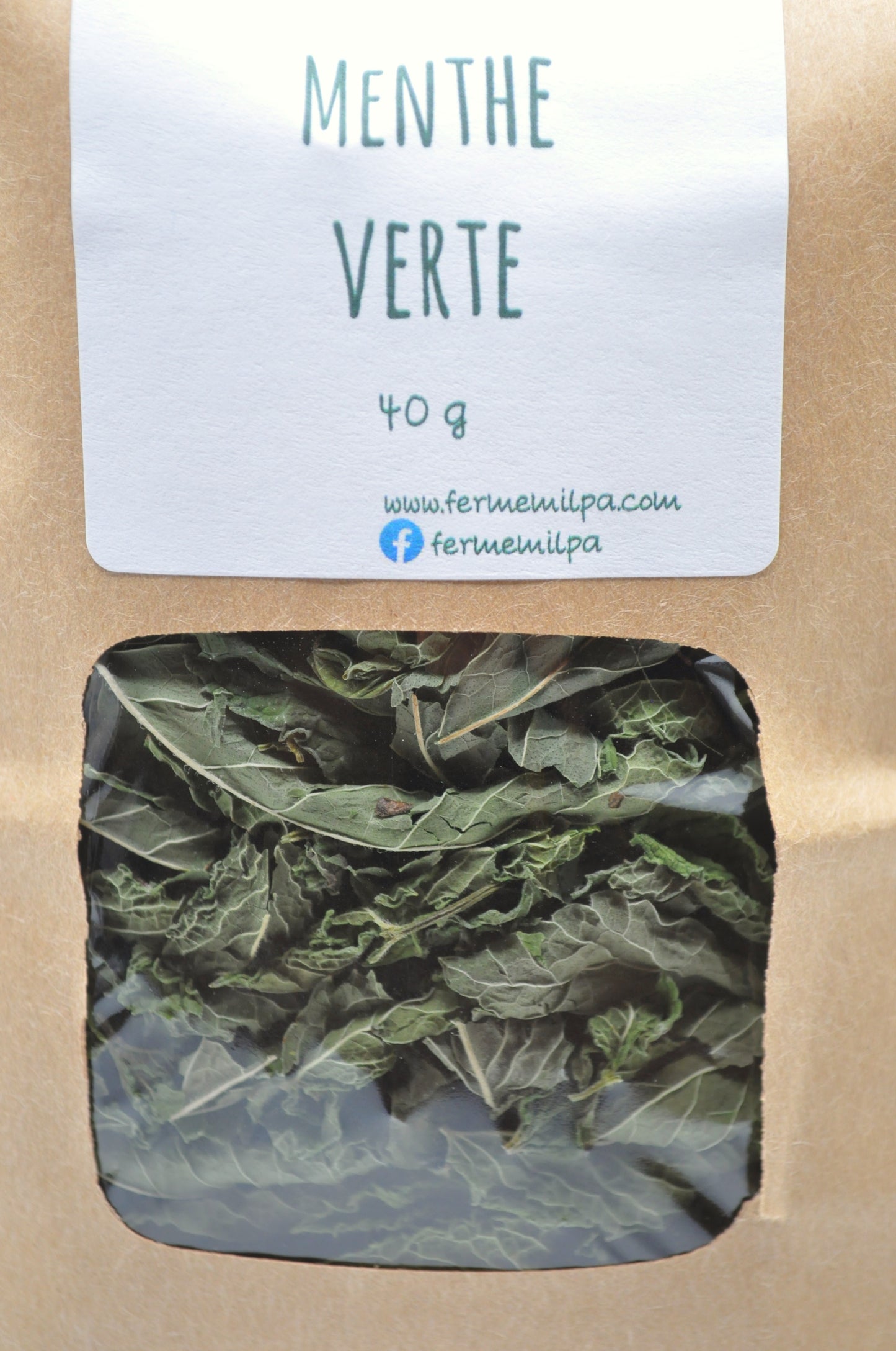 Menthe verte séchée
