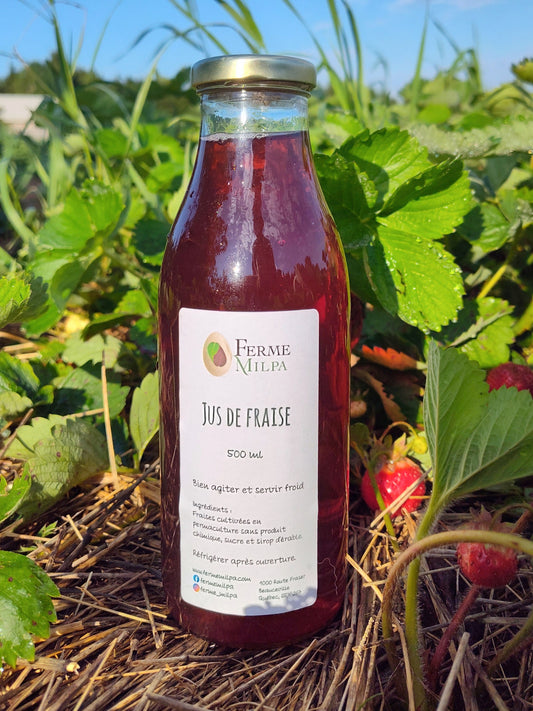 Jus de fraises