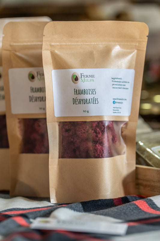 Framboises déshydratées