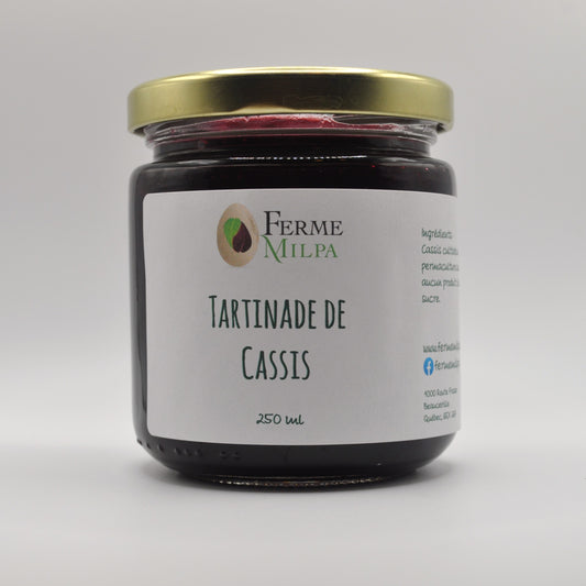 Tartinade de cassis