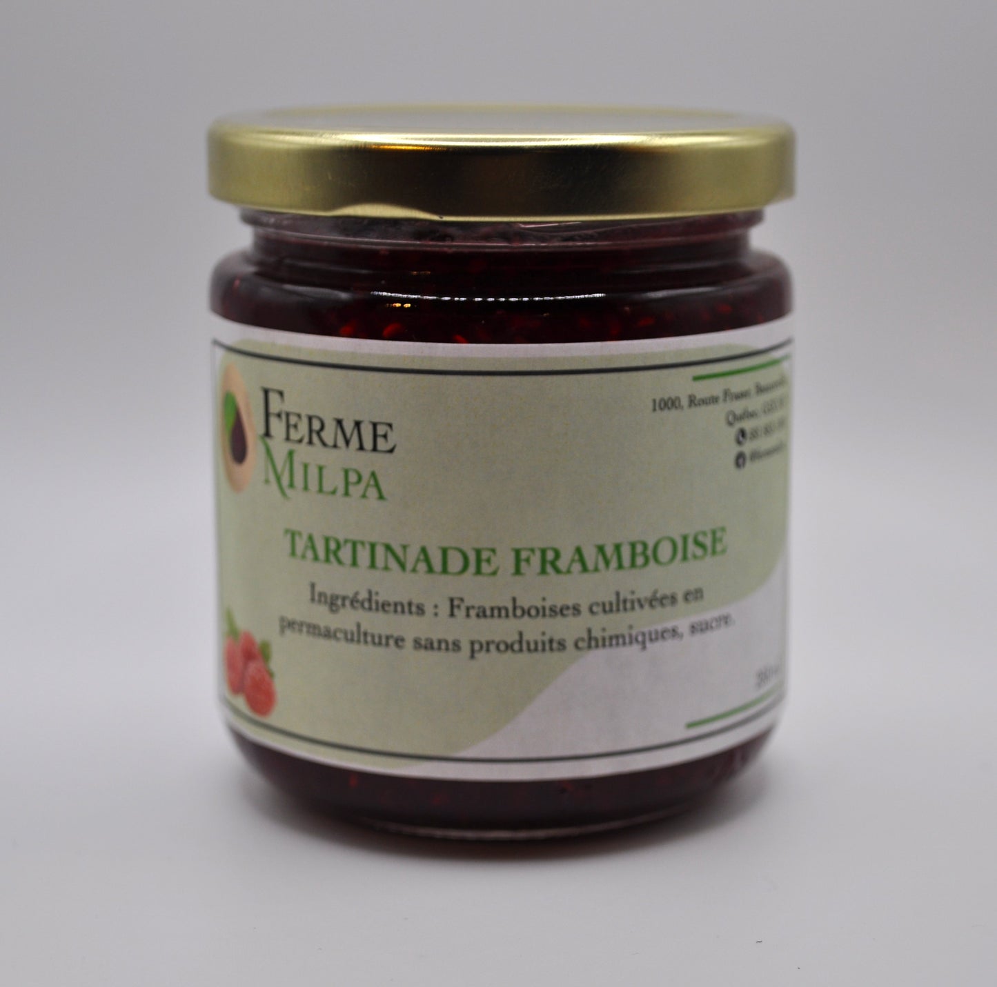 Tartinade de framboises