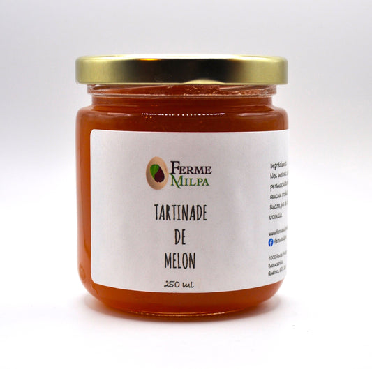 Tartinade de melon et vanille