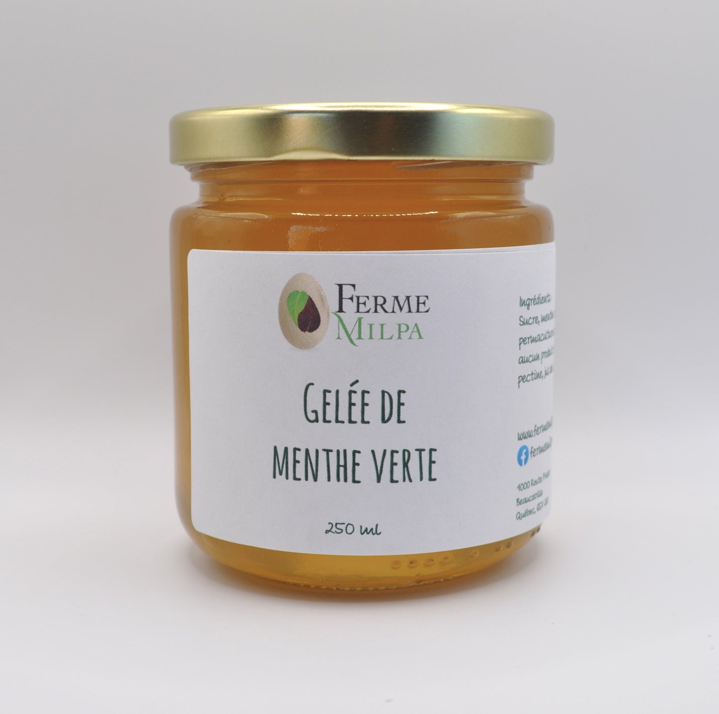 Gelée de menthe verte