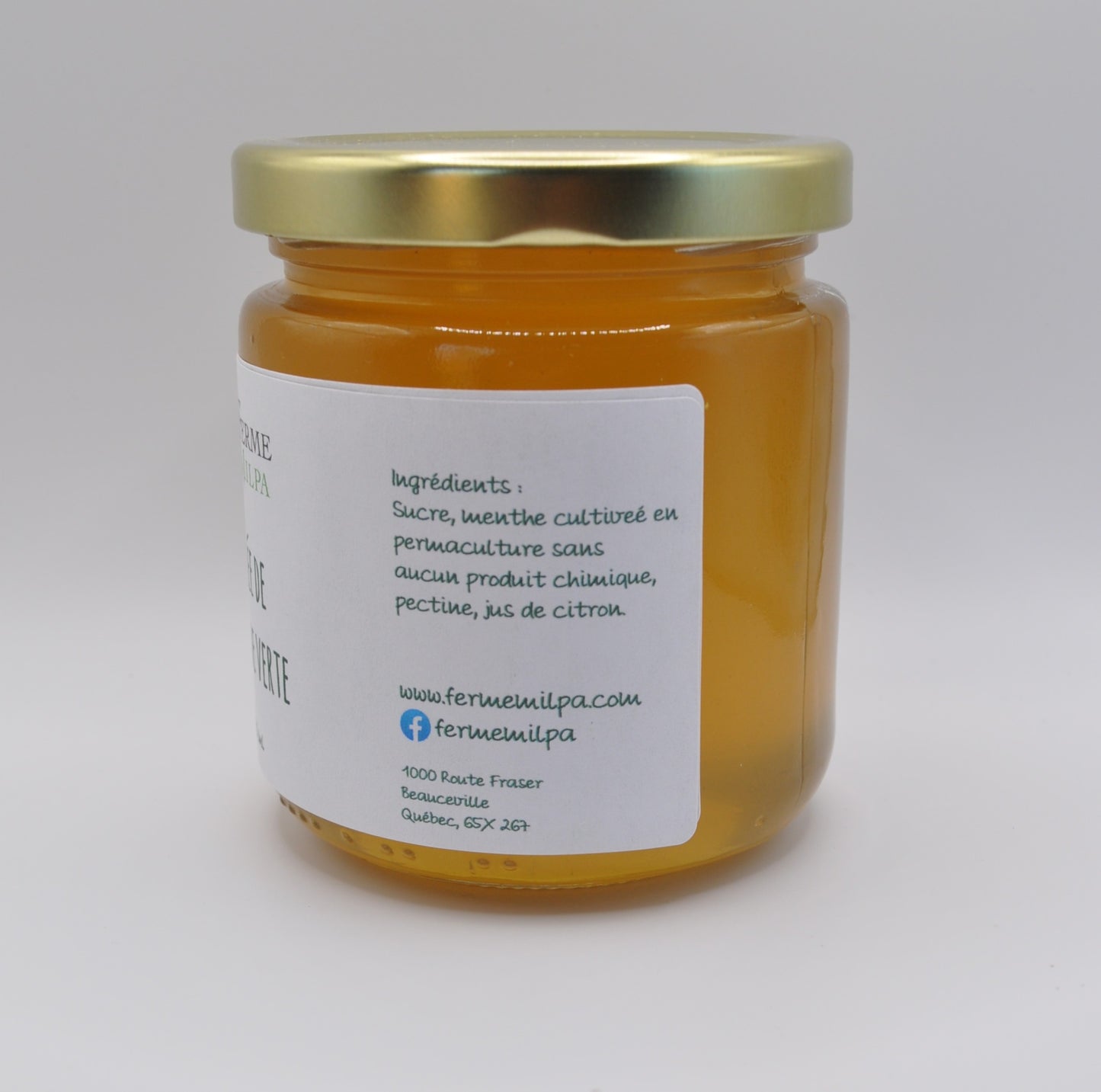 Gelée de menthe verte