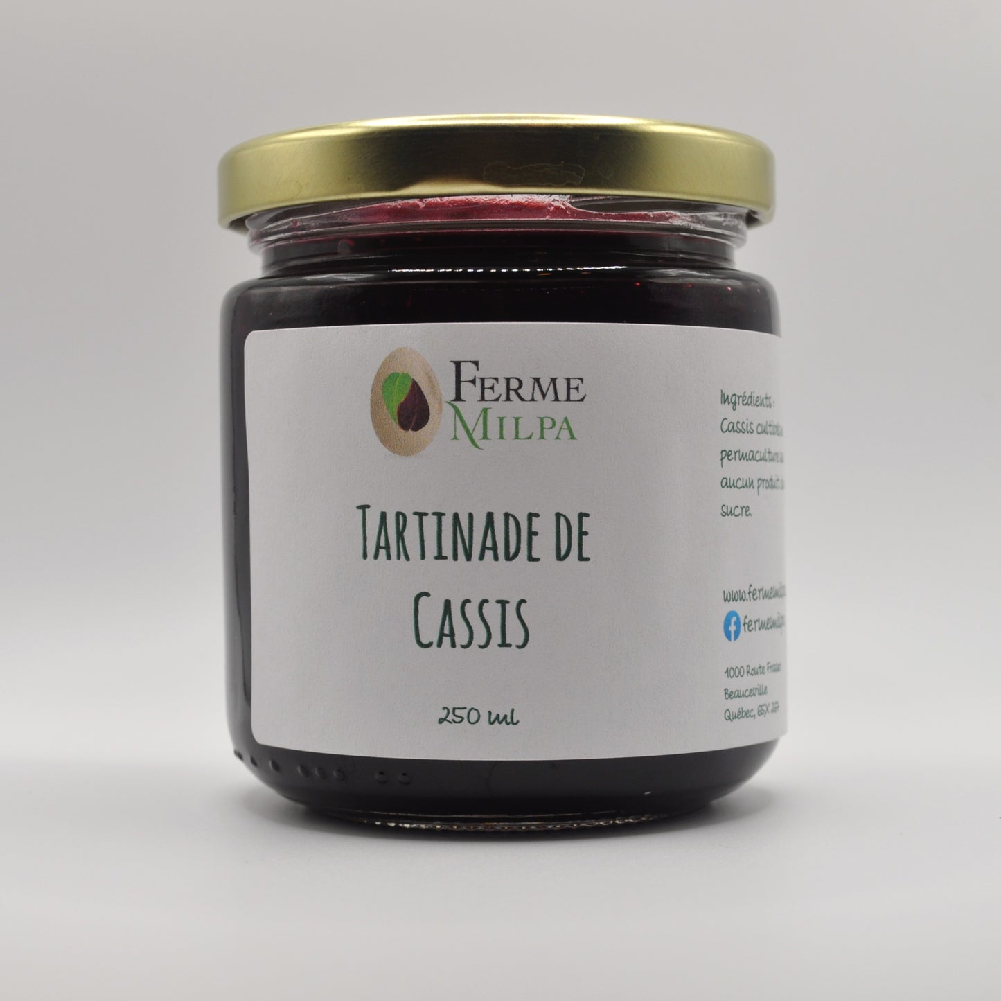 Tartinade de cassis
