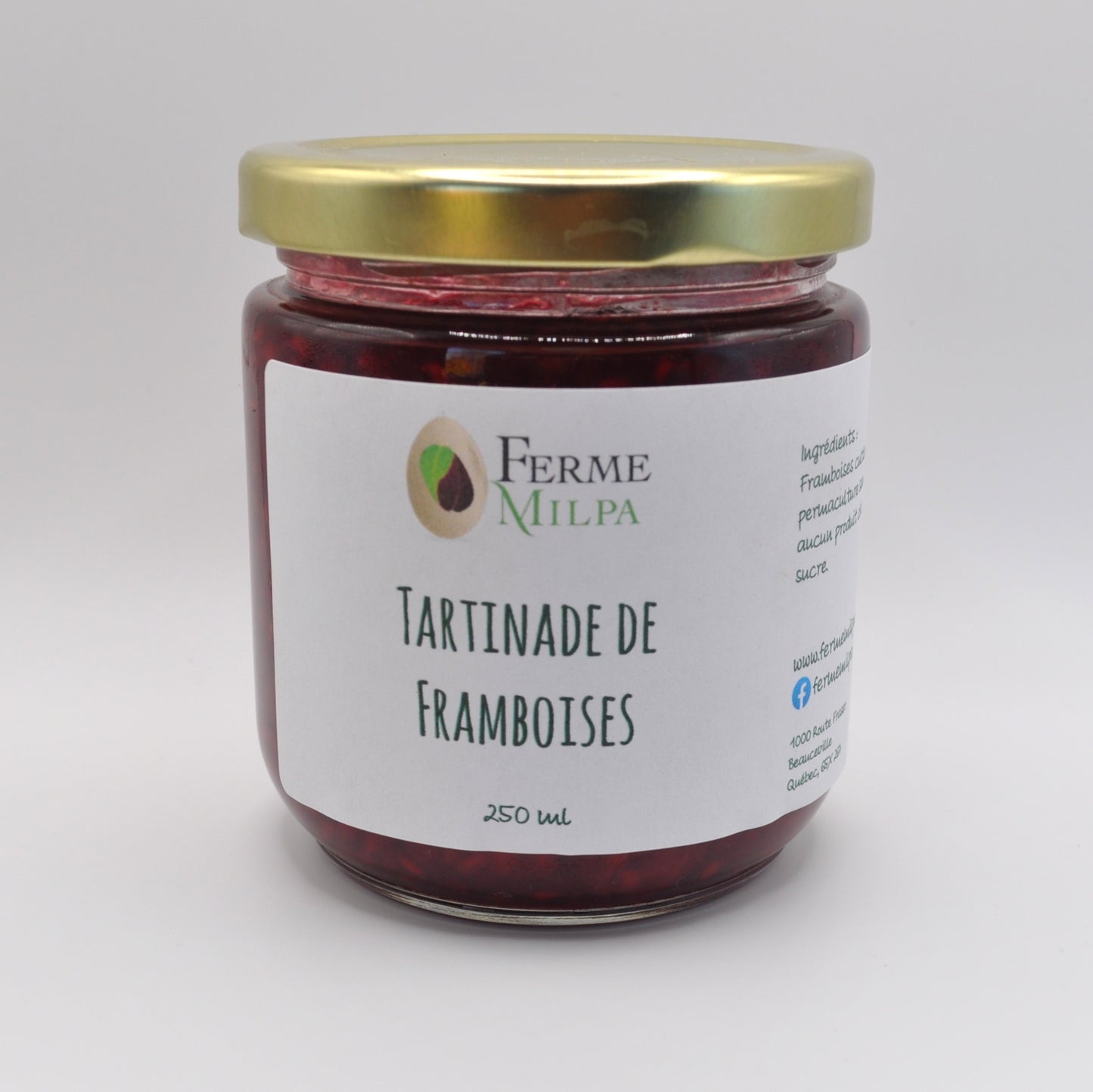Tartinade de framboises